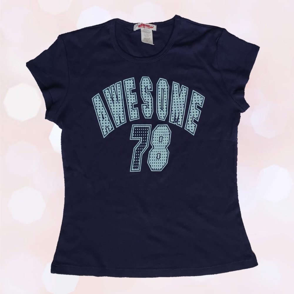 Y2K Graphic Slogan Baby tee Steve & Barry's